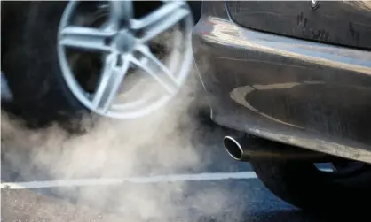  ??  ?? The report urges the rollout of clean air zones and a scrappage scheme for dirty vehicles. Photograph: Fabrizio Bensch/Reuters