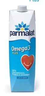  ??  ?? Latte Parmalat Omega3 Plus: fai un gesto semplice
per stare bene.