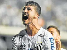  ?? IVAN STORTI/SANTOS FC ?? Gol salvador. Gustavo Henrique deu a vitória ao Santos