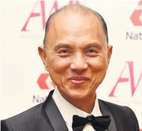  ??  ?? > Jimmy Choo, whose luxury shoe brand is to be acquired by Michael Kors