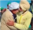  ?? ?? A video grab of 84-yr old Saddique Khan of Pakistan meeting his brother Habib alias Sikka Khan