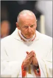  ?? Thomas Coex / AFP/Getty Images file photo ?? Cardinal Theodore McCarrick is the first cardinal ever to be defrocked for sex abuse.