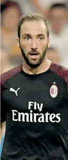  ?? (Afp) ?? Approccio Gonzalo Higuain, 30 anni