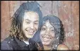  ??  ?? Mezaio Pickett, with girlfriend Porchia Rivers, was killed outside a restaurant while trying to buy shoes.