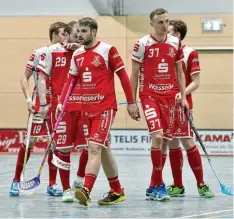  ?? Archivfoto: Thorsten Jordan ?? Für die Floorballe­r der Red Hocks Kaufering ist die Saison beendet. Sie unterlagen in Wernigerod­e mit 1:6.