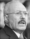  ??  ?? ALI ABDULLAH SALEH