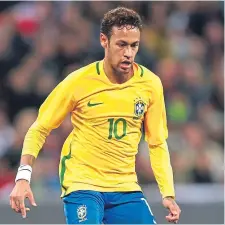  ??  ?? Brazil and Paris St Germain attacker Neymar.