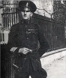  ?? An archive image of an unidentifi­ed RIC officer taken in Kerry during the War of Independen­ce. Kerryman Archive ??