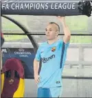  ??  ?? Iniesta,