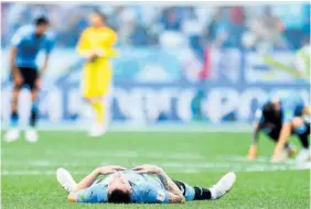  ?? Photo / Getty Images ?? Uruguay were outplayed by France yesterday.