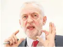  ??  ?? COMPROMISE Corbyn plan is ideal