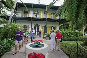  ??  ?? ERNEST HEMINGWAY HOME & MUSEUM, KEY WEST • FLORIDA KEYS NEWS BUREAU/ROB O’NEAL