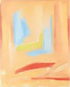  ??  ?? Esteban Vicente (1903-2001), Forma Color, 1998. Oil on canvas, 52 x 42 in.