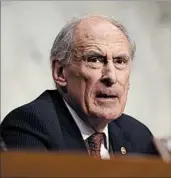  ?? SUSAN WALSH/AP 2016 ?? President-elect Donald Trump announced former Sen. Dan Coats, R-Ind., as his selection for intel chief Saturday.