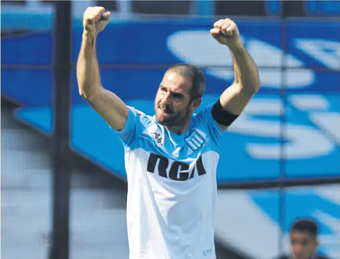  ?? Fernando massobrio ?? López, autor del primer gol de Racing en el 2-0 sobre Central: “Competir y no ganar nada me genera un cansancio mental”, señaló