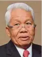  ??  ?? Tan Sri Abdullah Ahmad