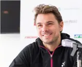  ?? EPA ?? As world No 9, Stan Wawrinka is looking forward to his fifth appearance at the Mubadala World Tennis Championsh­ip at Zayed Sports City, Abu Dhabi