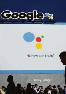  ?? Foto: Jae C. Hong, dpa ?? Die großen Internet und Technologi­ekonzerne wie Google sollen ihre Erträge in Zu kunft fair versteuern. Das will die EU.