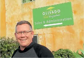  ??  ?? Jason Vokes is the general manager of Olivado, the largest producer of organic avocado oil.