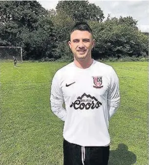  ??  ?? Chris Mitchell has scored 100 league and cup goals for Abercynon
