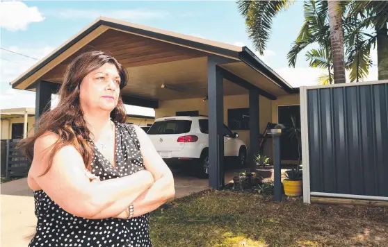  ?? CONCERNED: Two young boys climbed on to the roof of Sue Blair’s Mundingbur­ra home to escape police. Picture: SCOTT RADFORD- CHISHOLM ??