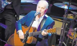  ?? Scott Roth ?? The Associated Press Paul Simon, 76, announced in February that his current tour will be his last.