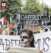  ?? AFP ?? Tres días. De jornadas de protestas y violentos disturbios terminaron ayer.