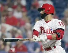  ?? FUENTE EXTERNA ?? José Bautista pasó por Bravos, Mets y Filis en 2018.