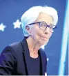  ?? AP FILE PHOTO ?? European Central Bank President Christine Lagarde listens during a news conference in the city of Frankfurt, central Germany on July 21, 2022.