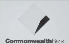  ??  ?? The Commonweal­th Bank (CBA) corporate logo is pictured outside the bank’s headquarte­rs in Sydney. Australia’s biggest bank, the Commonweal­th, posted record annual profits yesterday, as its chief executive faces calls to resign in the wake of...