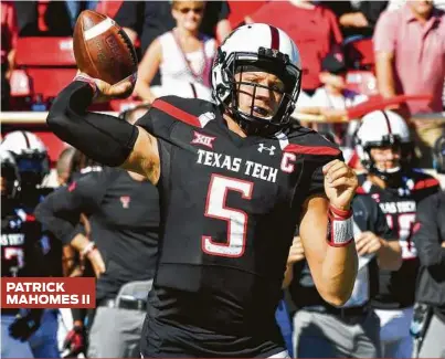  ??  ?? PATRICK MAHOMES II