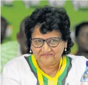  ?? /Antonio Muchave/Sowetan ?? Joint effort: ANC deputy secretary-general Jessie Duarte will head a task team that will look at possible responses to the Covid19 pandemic.