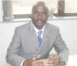  ??  ?? FILE PHOTO: ZRP president Wright Musoma