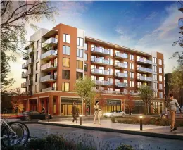  ?? SUPPLIED ?? Montclair’s WR3 condos are located close to the upcoming REM line, as well as shops and restaurant­s.