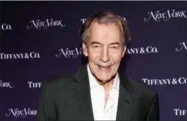  ?? PHOTO BY ANDY KROPA — INVISION — AP, FILE ?? In this file photo, Charlie Rose attends New York Magazine’s 50th Anniversar­y Celebratio­n at Katz’s Delicatess­en in New York.