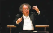  ?? Richard Termine / New York Times 2004 ?? James Levine was an admired conductor until allegation­s of sexual misconduct ended his career.