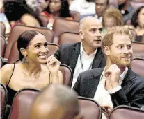  ?? MARCUS INGRAM Getty Images/TNS, file ?? Meghan, Duchess of Sussex, and Prince Harry, Duke of Sussex, attend the premiere of “Bob Marley: One Love” at the Carib 5 Theatre on Jan. 23 in Kingston, Jamaica.