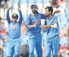  ?? AP ?? ■ Yuzvendra Chahal has vindicated skipper Virat Kohli’s faith, becoming an integral part of India’s T20 and ODI teams since 2017.