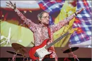  ?? MATTHEW EISMAN/GETTY IMAGES ?? Peter Tork of the Monkees performs in June 2016 in New York City. Tork died Thursday from complicati­ons of a rare form of cancer that was first diagnosed in 2009.