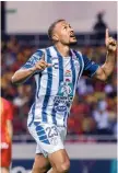  ?? ?? FIGURA. Salomón Rondón fue el mejor jugador de los Tuzos del Pachuca en la Ida de Cuartos.