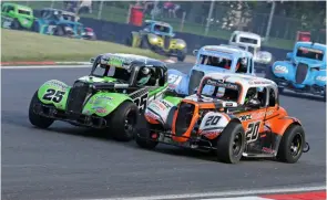  ?? Photos: Graham Holbon, Peter Markwick, Jakob Ebrey ?? BTCC boss says Legends “provides incredibly entertaini­ng racing”