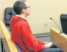  ?? TELEGRAM FILE PHOTO ?? Kyle Brown in court during a previous appearance.