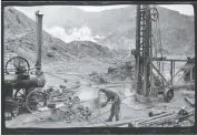  ?? PHOTO: ALEXANDER TURNBULL LIBRARY, REF 1/2-160196-F ?? Sulphur production on the island in the 1920s.