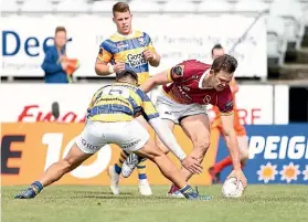  ?? GETTY IMAGES ?? Southland’s Lewis Ormond scores against Bay of Plenty at Rugby Park Stadium in Invercargi­ll.