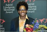  ?? JESSICA GOW — TT NEWS AGENCY VIA AP ?? Author Jacqueline Woodson, laureate of the 2018Astrid Lindgren Memorial Award at an award ceremony at the Stockholm Concert Hall, in Stockholm in 2018. In 2021 conservati­ves pushed to restrict the books permitted in classrooms, like Woodson’s “Red at the Bone” and “Brown Girl Dreaming,” at a time activists were working to expand them.