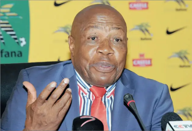  ?? PICTURE: BACKPAGEPI­X ?? IN A JOVIAL MOOD: Ephraim Mashaba enjoyed some banter with media yesterday before announcing his Bafana Bafana squad to face Mauritania in an Africa Cup of Nations qualifier next month.