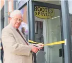  ??  ?? Reverend Bill Rootes, grandson of Rootes Group’s founder, officially opens the centre.