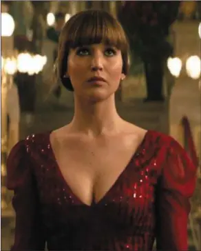  ??  ?? Jennifer Lawrence as Dominika Egorova in Red Sparrow.