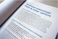  ?? AP PHOTO/PABLO MARTINEZ MONSIVAIS ?? Tthe 2019 U.S. Medicare Handbook has some new features: Seniors in many states will be able to get additional services like help with chores, safety devices and respite for caregivers.