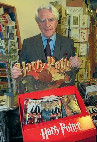  ?? GETTY IMAGES ?? Christophe­r Little became a familiar presence at Potter premieres, as the books and film rights were sold around the world.